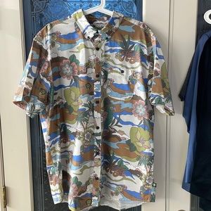 Howler Brothers Floral Hawaiian shirt XL new without tags
